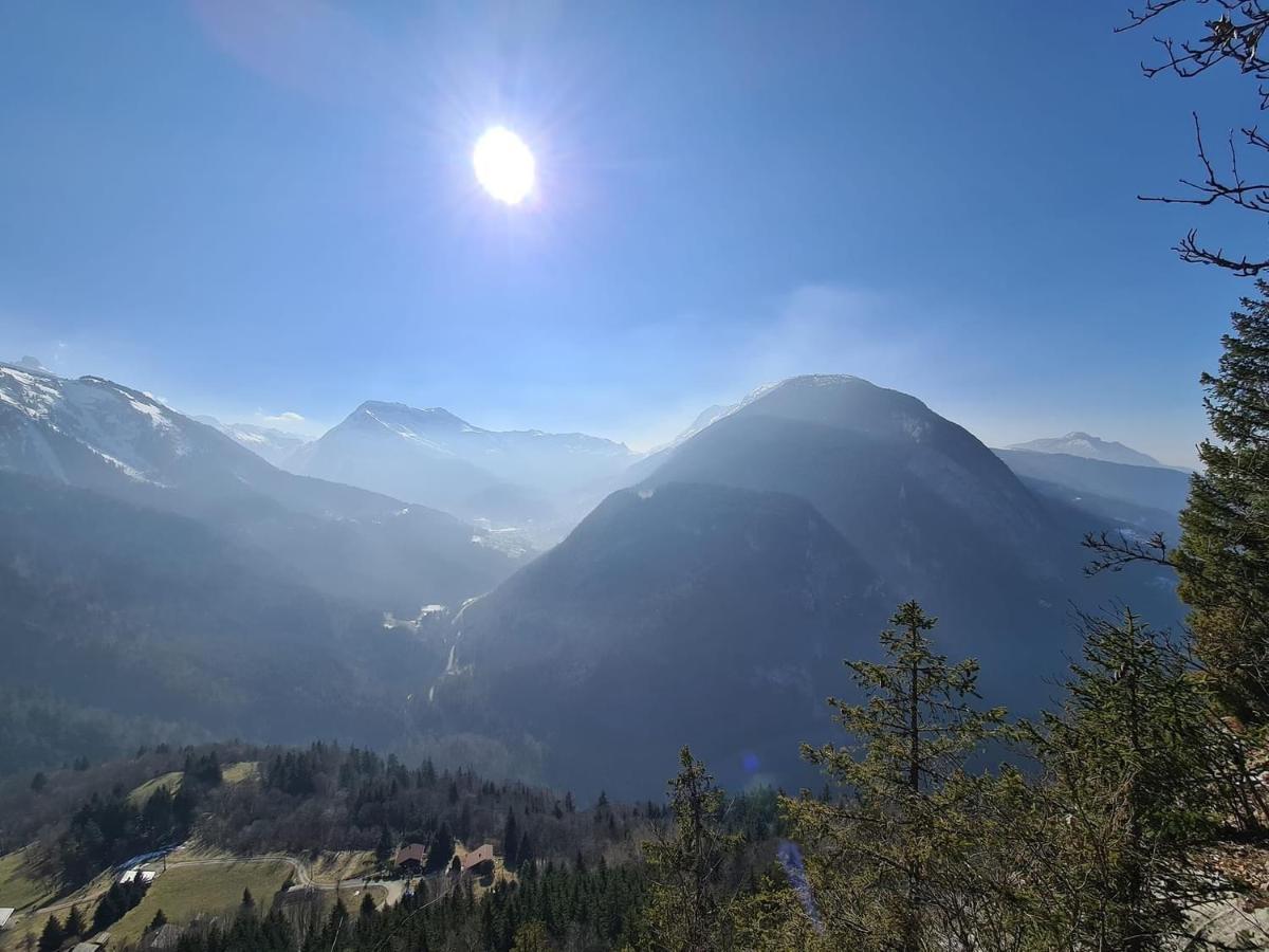 Вилла Chalet Du Bonheur Bonnevaux  Экстерьер фото