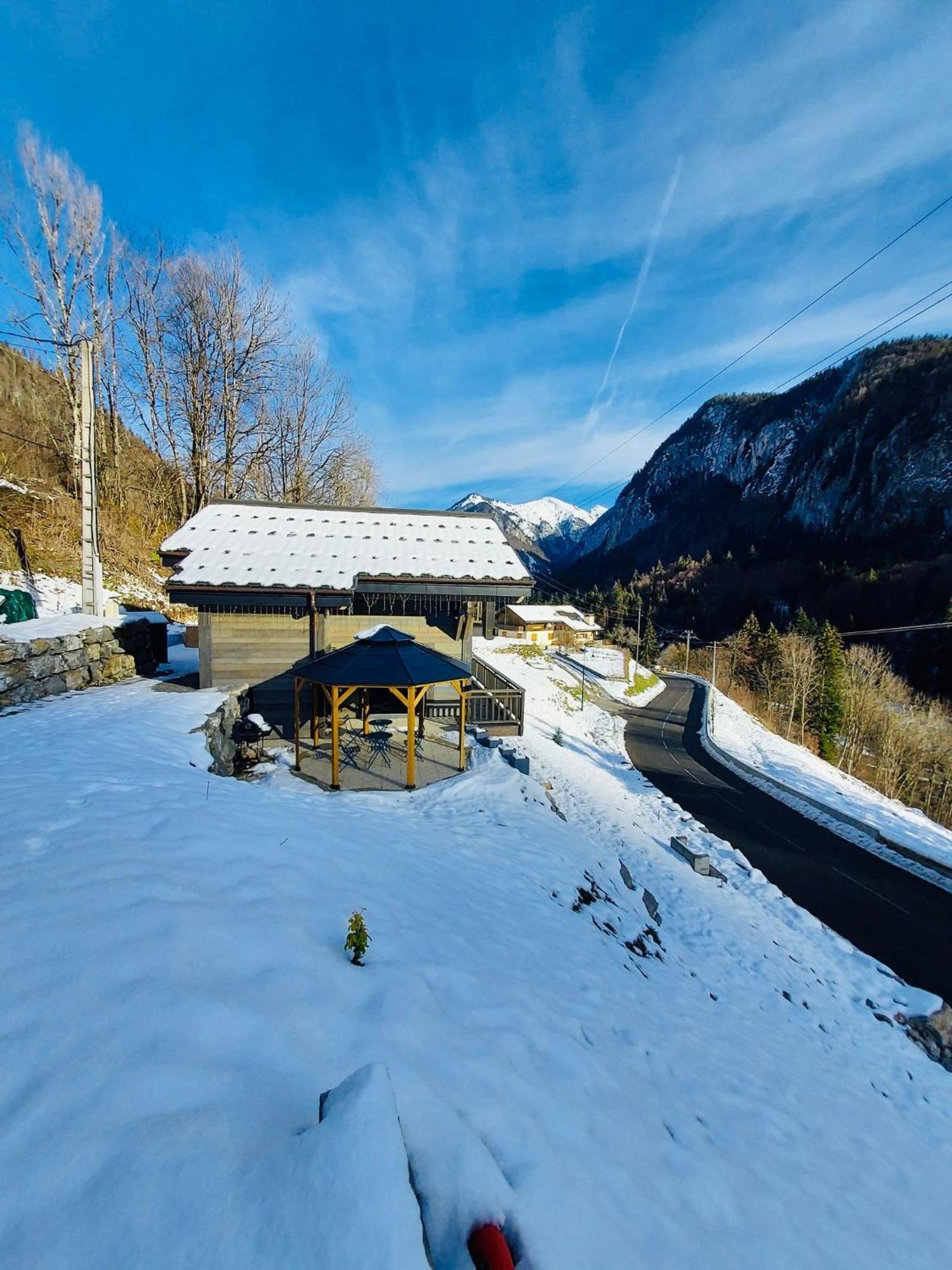 Вилла Chalet Du Bonheur Bonnevaux  Экстерьер фото